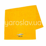 Полотенце махровое с вышивкой "АН 225" ТМ "Ярослав" жёлтое